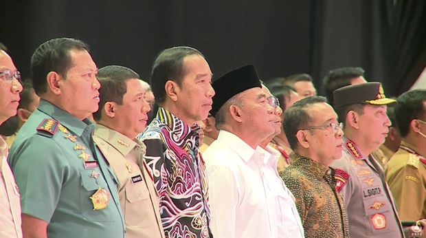 Presiden RI Jokowi di Rapat Koordinasi Nasional Penanggulangan Bencana Tahun 2023 (Tangkapan Layar Youtube)