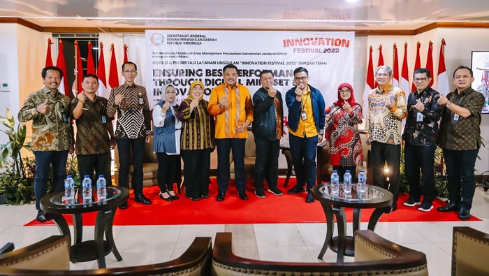 Sekretariat Jenderal (Setjen) DPD RI menggelar Innovation Festival 2023 yang dibuka oleh Plh. Sekretaris Jenderal DPD RI, Lalu Niqman Zahir.