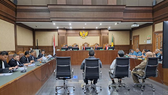 Sidang mantan Dirjen Kemhan di kasus korupsi satelit (Yulida-detikcom)