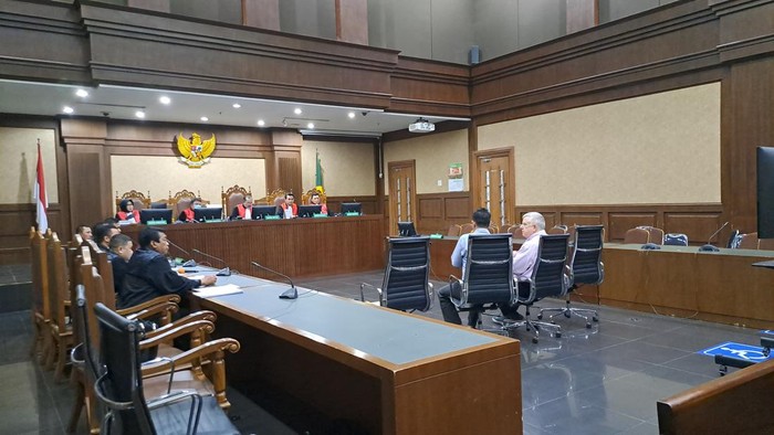 Sidang WN AS terdakwa kasus korupsi satelit Kemhan (Yulida-detikcom)
