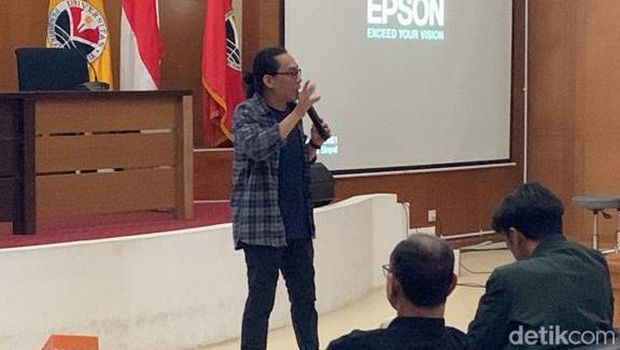 Smart City Road to Campus program D'Badami (Bandung Diskusi dan Monitoring Inovasi) di Kampus UPI, Kota Bandung, Kamis (2/3/2023).