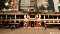 Tai Kwun adalah bekas kantor polisi pusat Hong Kong yang terletak di Hollywoods Road di Victoria City.(bonauli/detikcom)