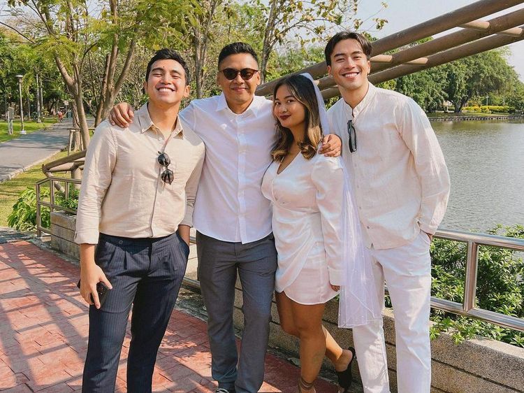 10 Momen Pernikahan Adik Vidi Aldiano di Thailand, Sederhana Penuh Tawa
