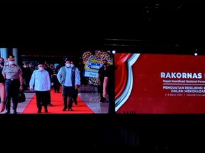Wapres Maruf Amin Tutup Rakornas BNPB di JIExpo Kemayoran