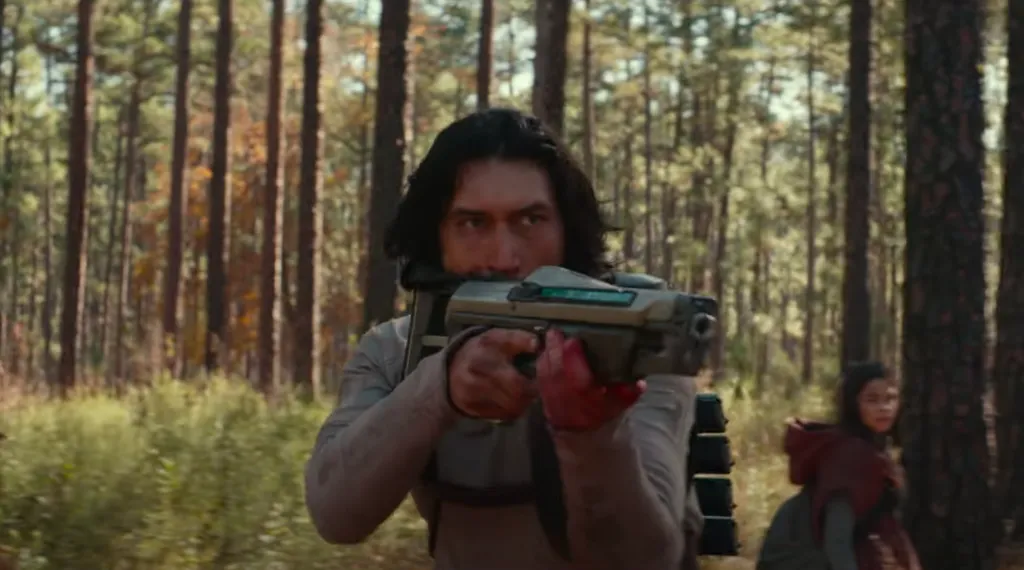 65 diperankan Adam Driver dan Ariana Greenblatt. Film ini akan tayang di bioskop Maret 2023.