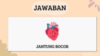 Jawabannya adalah jantung bocor. Kalau dadamu terasa sakit, sesak nafas, dan kehilangan kesadaran, itu gejala jantung bocor. Jika kamu mengalaminya, periksa ke dokter ya agar mendapatkan penanganan. Foto: Jieffa Nurhaliza/detikHealth