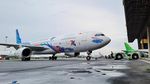 Pesawat Garuda Punya Baju Baru di HUT ke-74 Tahun