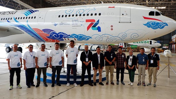 Livery terbaru bertema The Beauty of Kembara Angkasa pada armada A330-900 Neo dengan nomor registrasi PK GPZ itu merepresentasikan perjalanan Garuda Indonesia selama lebih dari 7 dekade.