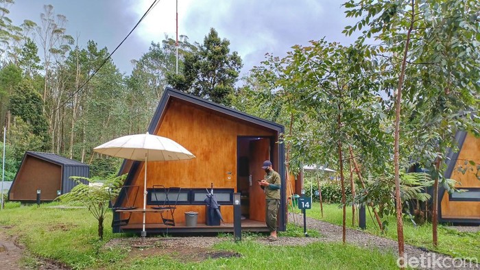 Bobocabin di Rancaupas, Ciwidey, Kabupaten Bandung