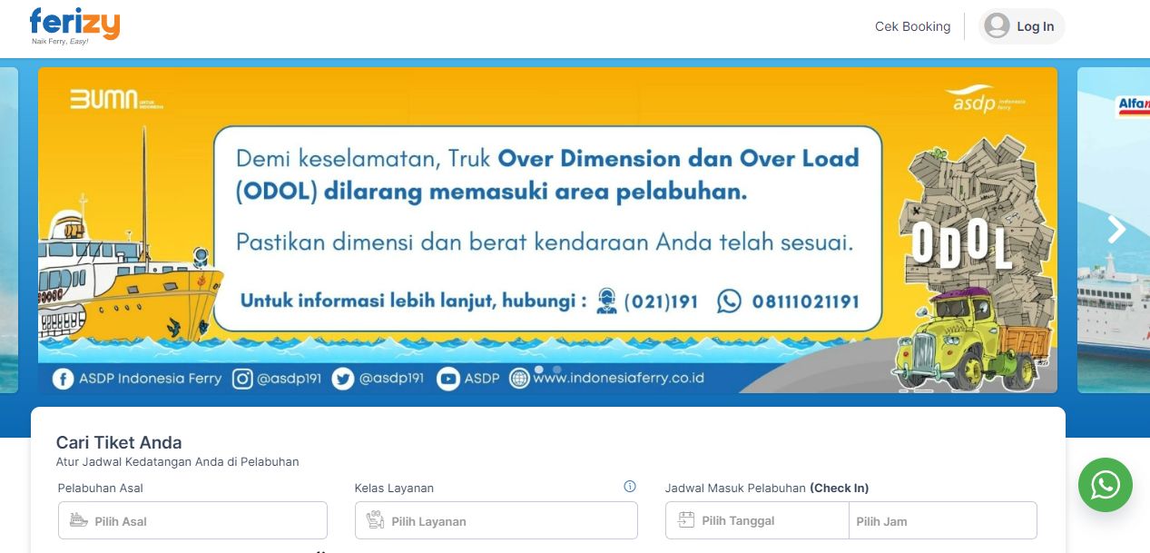 Pemudik tahun 2023 dapat membeli tiket kapal laut secara online melalui aplikasi Ferizy atau situs resmi Ferizy. Bagaimana cara beli tiket kapal laut online?