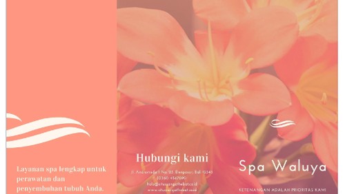 Berbagai contoh brosur.