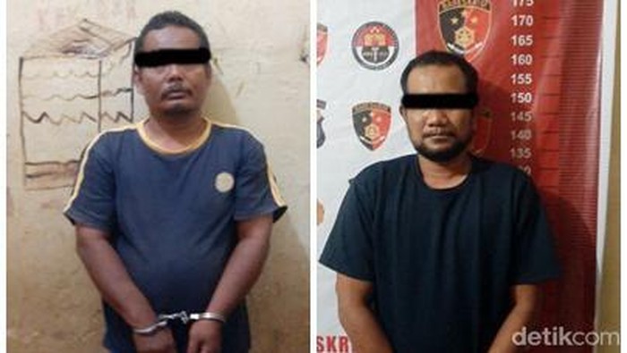 Dua sekuriti yang mencuri di Balai P2P Sumatera II Binjai.