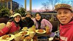 Meriah dan Seru! Kulineran Mewah Keluarga Gen Halilintar di Luar Negeri