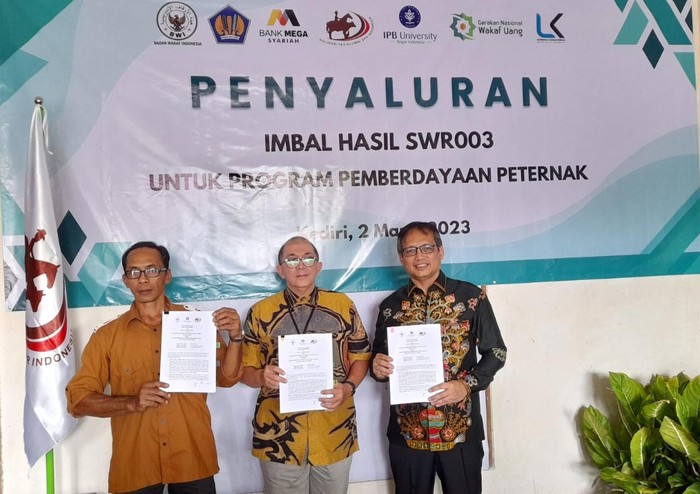 Perjanjian kerja sama terkait penyaluran imbal hasil Sukuk Wakaf Ritel Seri SWR003