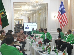 Plt Ketum PPP Bertemu Dubes AS, Bahas Kemiskinan-Perdamaian Dunia