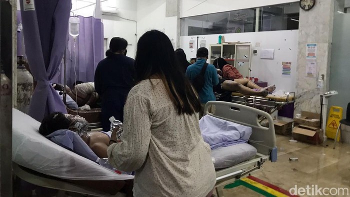RS Mulyasari, Jakut, menjadi rujukan korban kebakaran Depo Pertamina Plumpang, 3 Maret 2023. (Firda CA/detikcom)