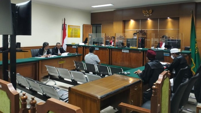 Sidang tuntutan eks Satker Bulog Serang (Foto: Bahtiar Rifai/Detikcom)