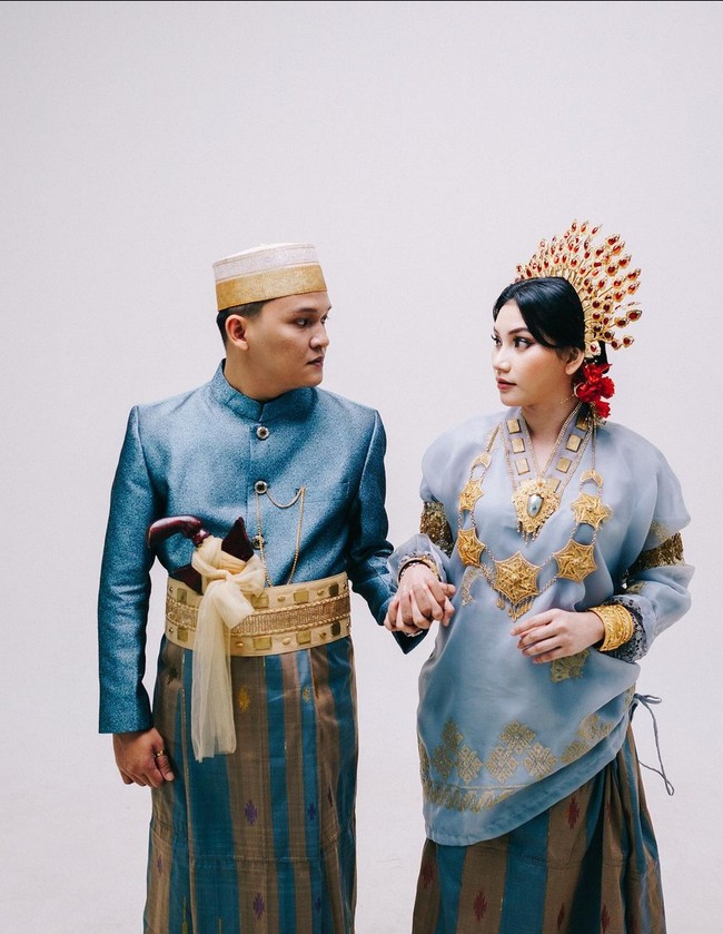 Sinta Mutiara Bella melangsungkan pernikahan dengan Aslan Andy di Makassar, Sulawesi Selatan, pada 11 Februari 2023. Foto: Instagram/@sintamutiarabell