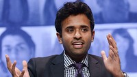 Ramaswamy pernah masuk ke dalam daftar orang terkaya di dunia dengan kategori orang terkaya di bawah usia 40 tahun pada 2016. Total nilai kekayaan sebanyak US$ 218 miliar atau sekitar Rp 3,2 triliun. Getty Images/Lisa Lake