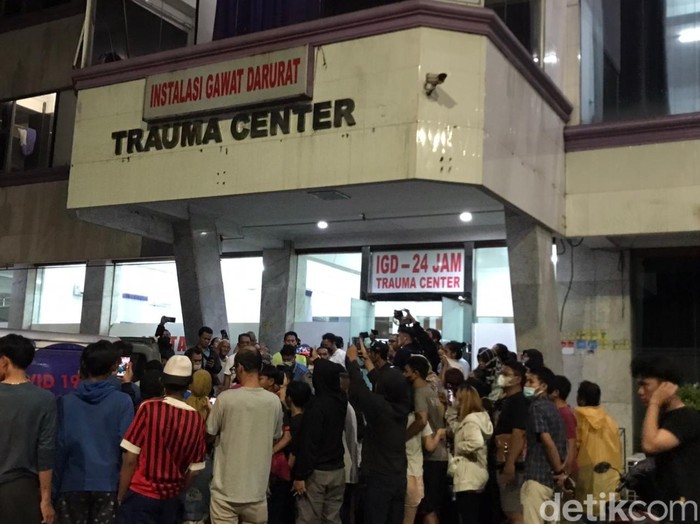Suasana RS Mulyasari, Koja, Jakarta Utara, 3 Maret 2023, malam. (Firda CA/detikcom)