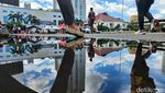 Suasana Uji Coba CFD di Polda Metro Jaya, Roda Dua Masih Bisa Masuk