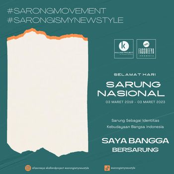 Twibbon Hari Sarung Nasional 2023