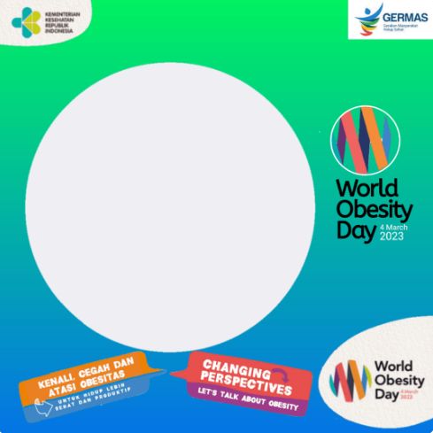 Twibbon Hari Obesitas Sedunia 2023 sudah bisa diunduh. Hari Obesitas Sedunia atau World Obesity Day diperingati pada tanggal 4 Maret setiap tahunnya.