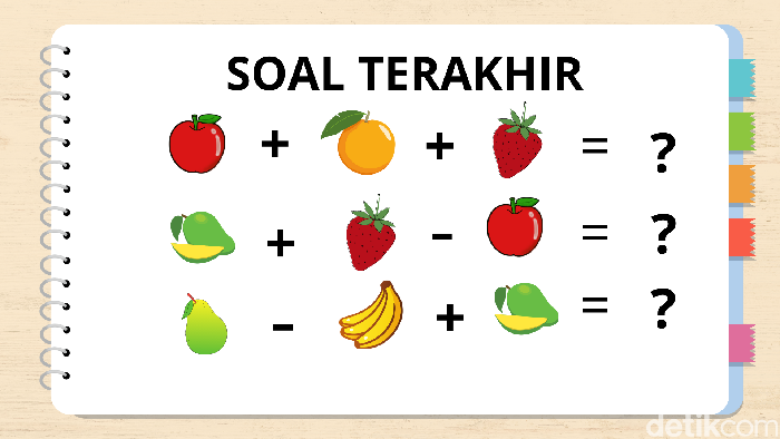 asah otak buah-buahan