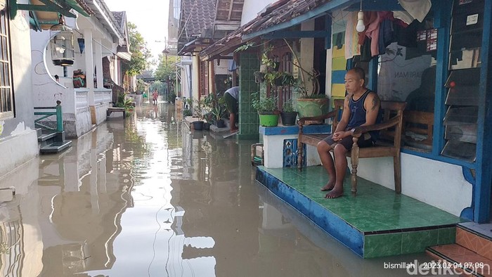 Banjir luapan Bengawan Solo di Bojonegoro