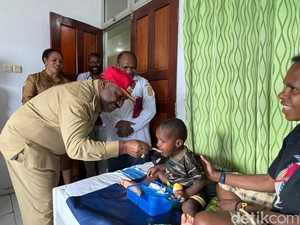 Pemkab Puncak Papua Tengah Tetapkan Status KLB Campak di Wilayahnya