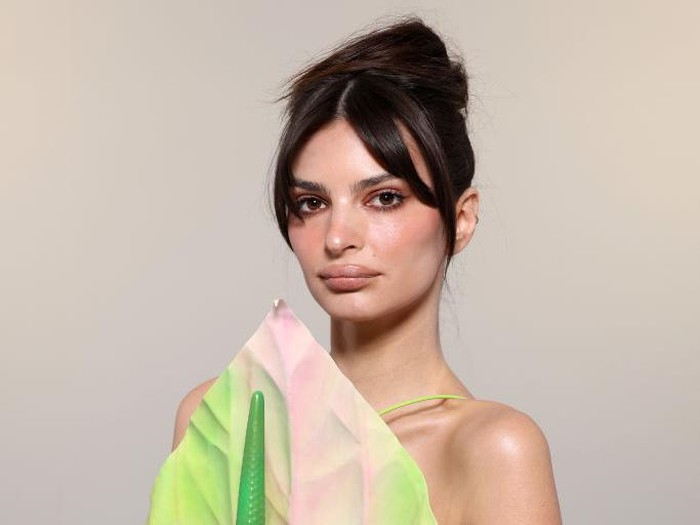 PARIS, FRANCE - MARCH 03: Emily Ratajkowski attends the Loewe Womenswear Fall Winter 2023-2024 show as part of Paris Fashion Week on March 03, 2023 in Paris, France. (Photo by Jacopo Raule/Getty Images)