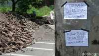Harapannya dari PU segera melakukan perbaikan, ujar Hanung kepada detikJateng. Foto: Pradito Rida Pertana/detikJateng