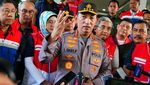 Momen Kapolri Jenderal Sigit Cek TKP Kebakaran Depo Plumpang