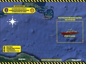 KM Baruna Jaya Raya Dipastikan Tenggelam di Perairan Lombok
