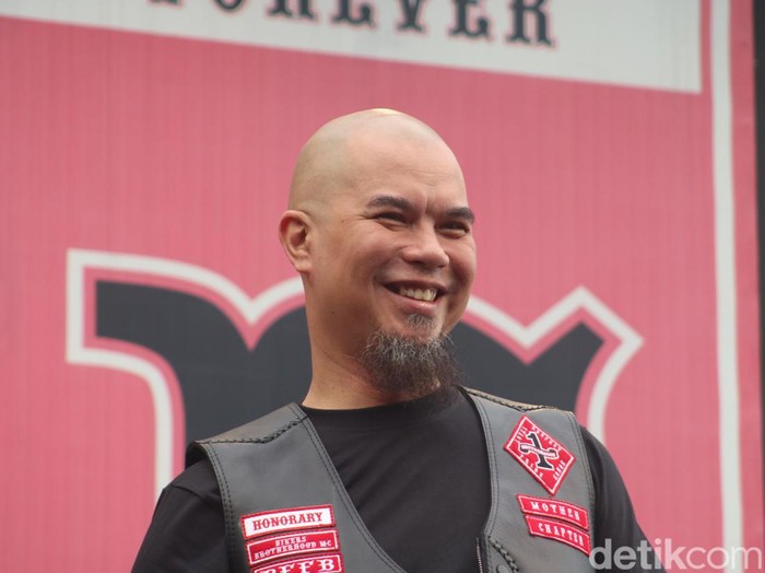 Momen saat Ahmad Dhani ditampar petinggi BBMC di Bandung, Sabtu (4/3/2023).