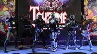 Pameran mainan dan komik The Jakarta 18th Toys & Comics Fair 2023 digelar di SMESCO Exhibition Hall, Jakarta.
