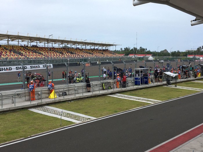 Can Oncu keluar sebagai juara race pertama WSSP di Sirkuit Mandalika, Sabtu (4/3/2023).