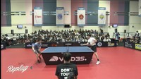 Pertandingan tenis meja Ariel vs Dikta membuat penontonnya salah fokus dengan ketampanan mereka berdua. Pertandingan ini dimenangkan oleh Ariel. Foto: Dok. YouTube