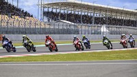 Pebalap Althea Racing Federico Caricasulo menjadi yang tercepat pada final race WSSP Mandalika 2023 disusul Pebalap Ten Kate Racing Yamaha Stefano Manzi di posisi kedua dan Pebalap Aruba.it Ducati Nicolo Bulega di posisi ketiga.