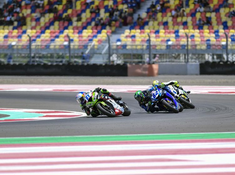 Federico Caricasulo Tercepat di Final Race WSSP Mandalika 2023