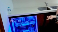 Ada mesin cuci piringnya juga guys. Foto: YouTube Fuji