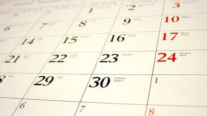 Ilustrasi Kalender Libur Ilustrasi Kalender Libur