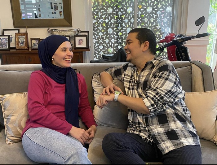Indra Bekti dan Aldila Jelita.