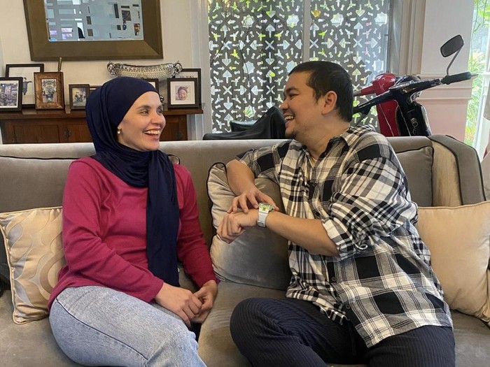 Indra Bekti dan Aldila Jelita.