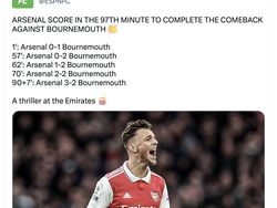 Kemenangan Super Dramatis Arsenal Hebohkan Linimasa