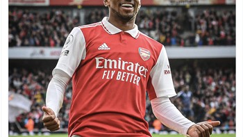 Reiss Nelson mencetak gol kemenangan dramatis Arsenal di menit ke -97. Foto: Twitter