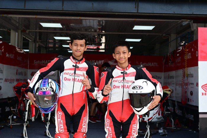 Pebalap Honda mengikuti ajang Mandalika Racing Series