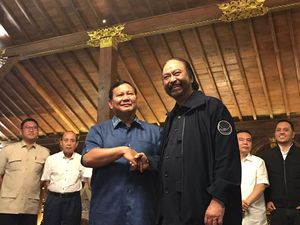 Prabowo Bertemu Surya Paloh, Gibran Bocorkan Partai Luar Bakal Gabung
