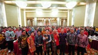 Menutup sambutan, Mendag Zulkifli Hasan mengucapkan selamat ulang tahun yang ke-5 untuk PP KSBWI.