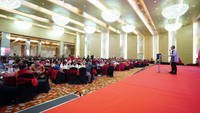 Mendag Zulhas saat hadiri rangkaian kegiatan Fifth Anniversary dan Munas Perkumpulan Pengusaha Komoditas Sarang Burung Walet Indonesia (PPKSBWI) pada Minggu (5/3) di Jakarta.